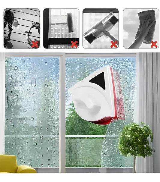 DuoGlass™- Limpiador de vidrios magnetico
